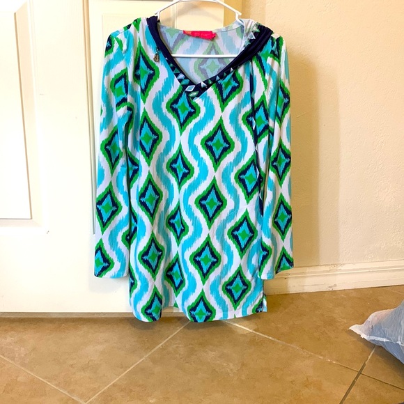 Multicolored extra small McBeth collection swim cover-up - Picture 1 of 3